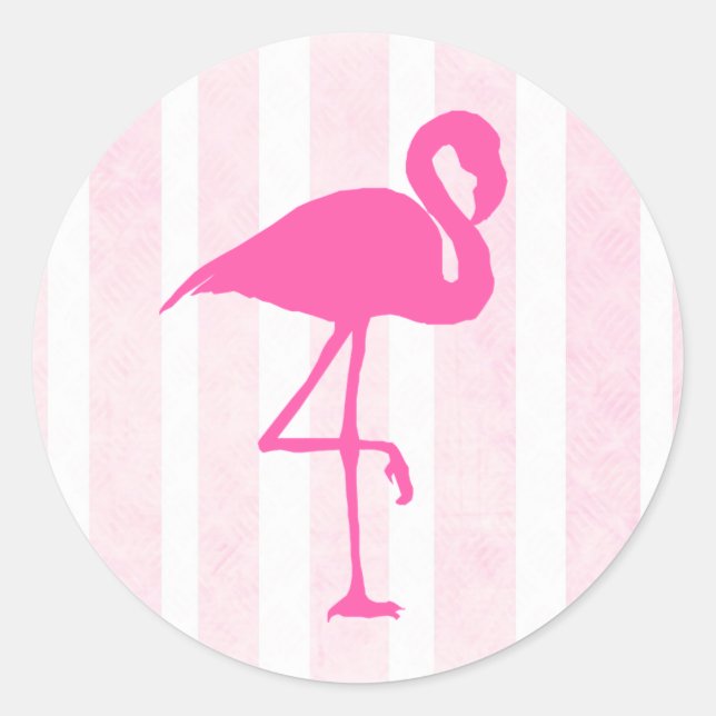 Pink Flamingo Stickers (Front)