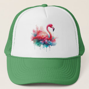 Pink Flamingo Sublimation-95159 Trucker Hat