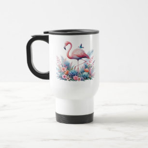 Pink Flamingo Sublimation-95160 Travel Mug