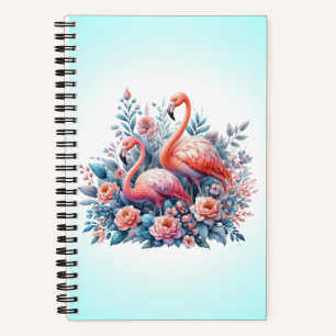 Pink Flamingo Sublimation Notebook
