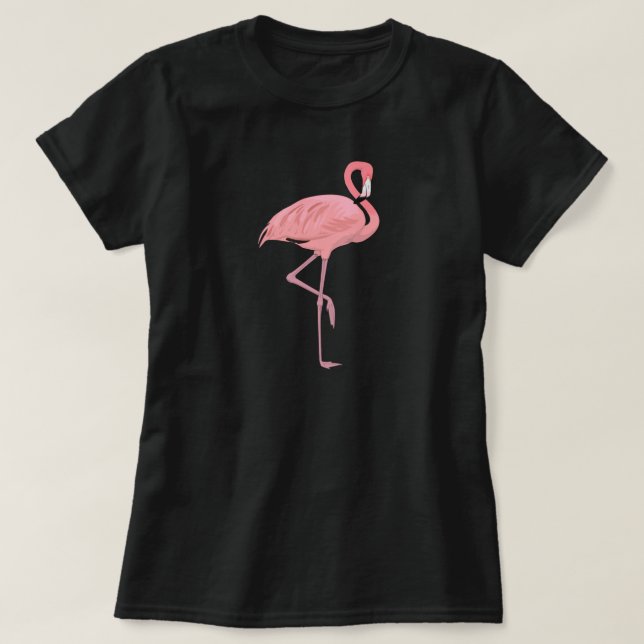 Pink Flamingo T-Shirt (Design Front)