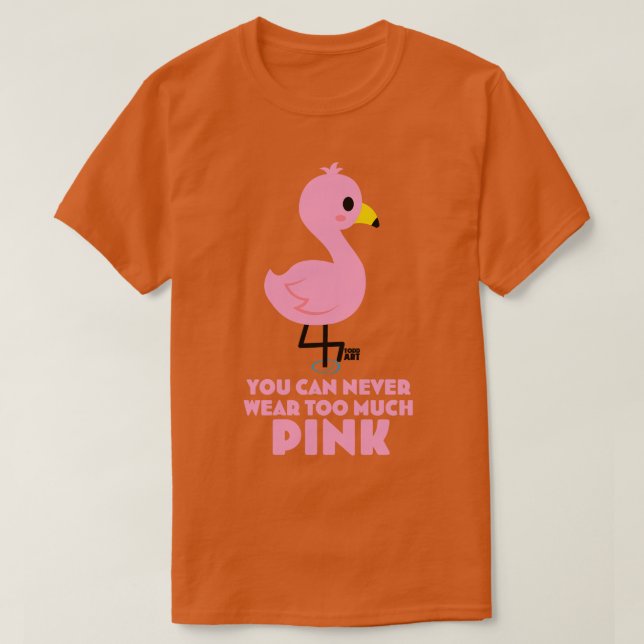 PINK FLAMINGO T-Shirt (Design Front)