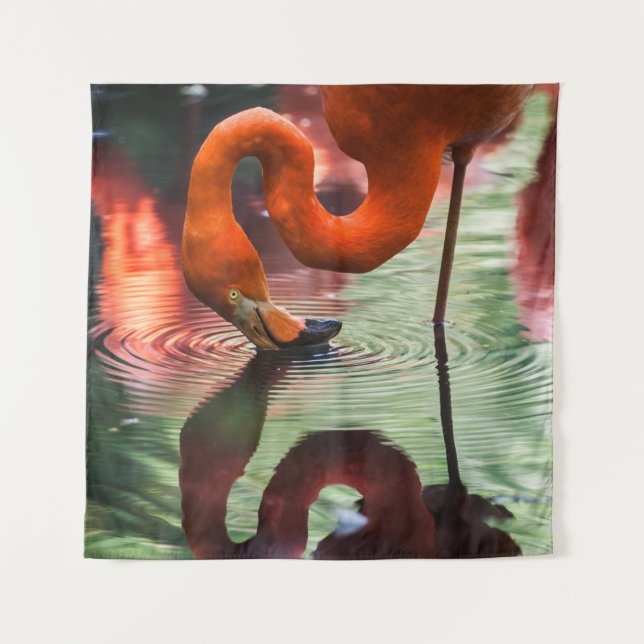 PINK FLAMINGO TAPESTRY (Front)