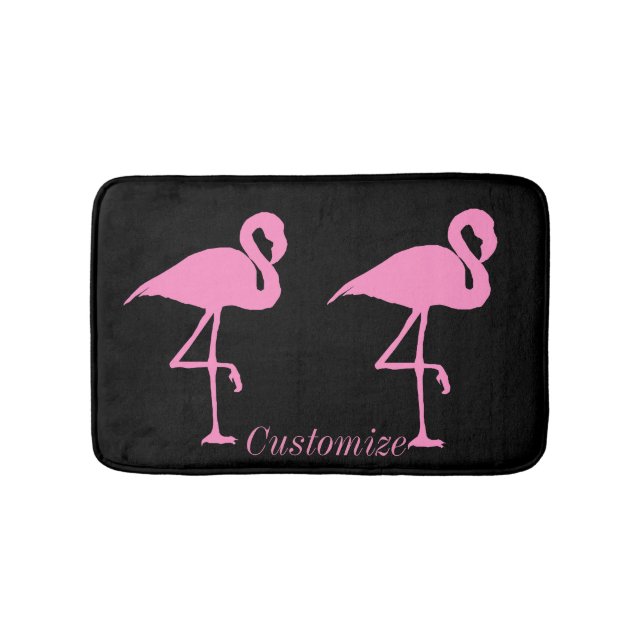 Pink Flamingo Thunder_Cove Bath Mat (Front)