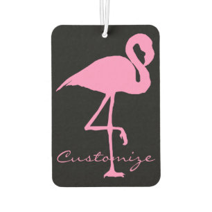 Pink Flamingo Thunder_Cove Classic Car Air Freshener