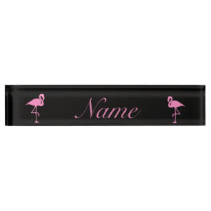 Pink Flamingo Thunder_Cove Nameplate