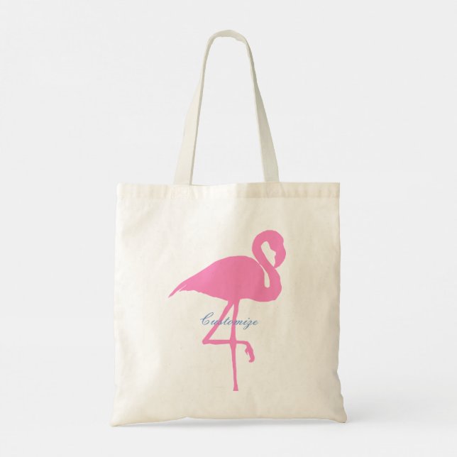 Pink Flamingo Thunder_Cove Tote Bag (Back)