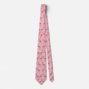 Pink Flamingo Tie
