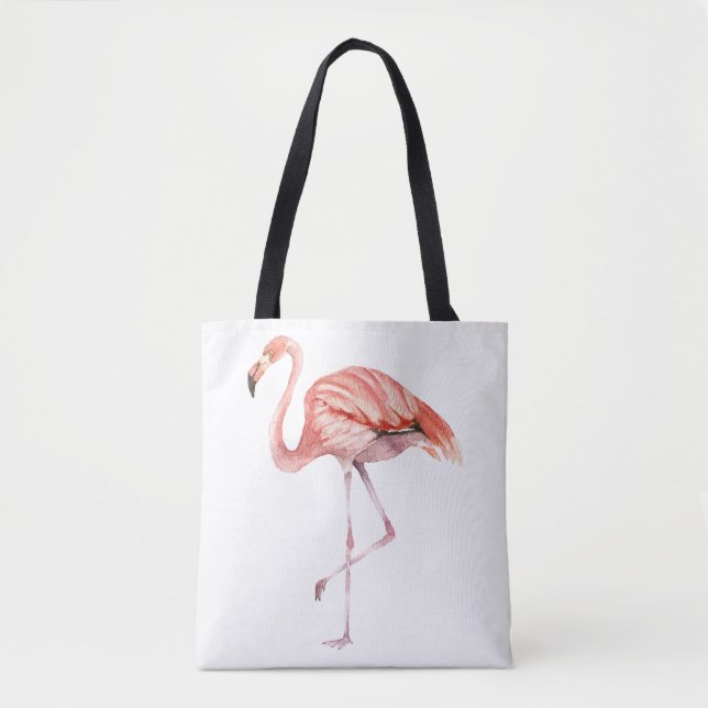 Pink Flamingo Tote Bag (Front)