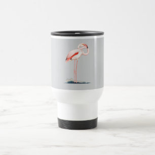 Pink Flamingo Travel Mug