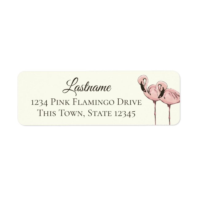 Pink Flamingo Tropical Beach (Front)
