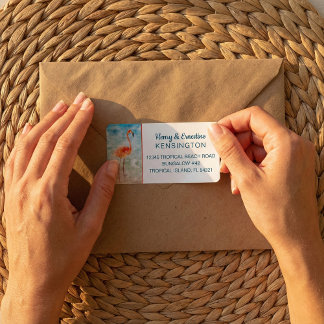 Pink Flamingo | Tropical Beach Label