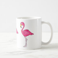 Pink Flamingo Tropical Bird Flamingos Mug