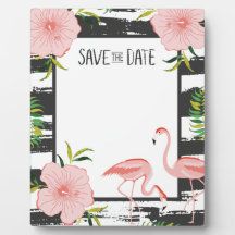 Pink Flamingo Tropical Save The Date