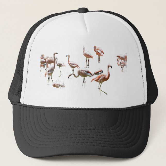 Pink Flamingo Trucker Hat (Front)