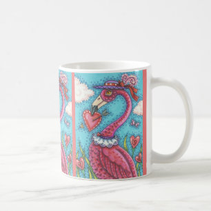 PINK FLAMINGO VALENTINE CLASSIC MUG *Customise