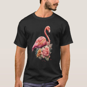 Pink flamingo valentine day flamingo birthday wome T-Shirt