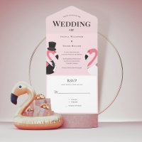 Pink Flamingo Wedding