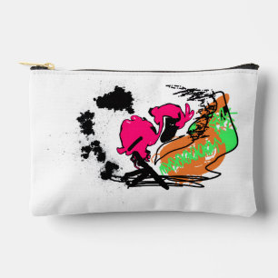 Pink flamingo WILDONE Accessory Pouch