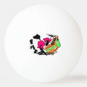 Pink flamingo WILDONE Ping Pong Ball
