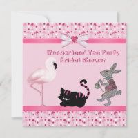 Pink Flamingo Wonderland Tea Party Bridal Shower