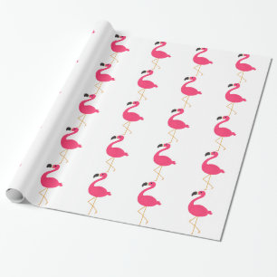 Pink Flamingo Wrapping Paper