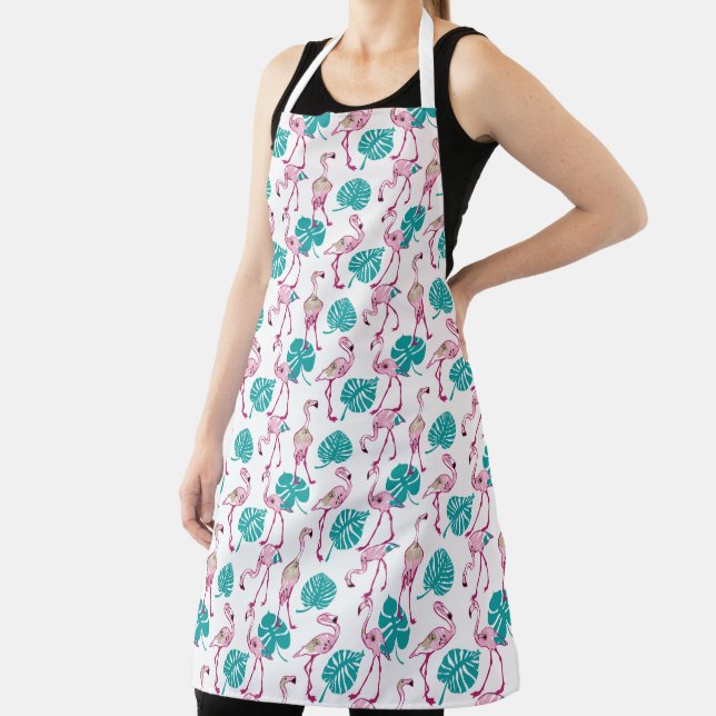 Pink Flamingos 2 Apron (Insitu)