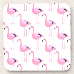 Pink Flamingos 2 Coaster