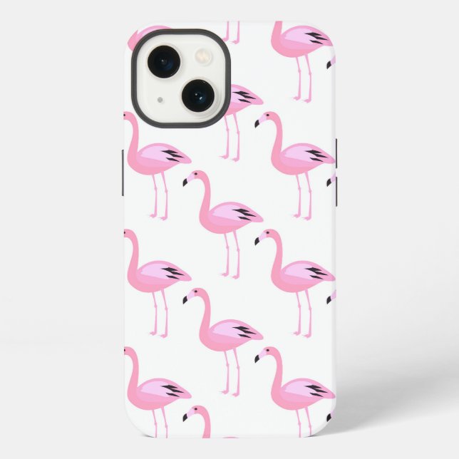 Pink Flamingos 2 iPhone Case (Back)