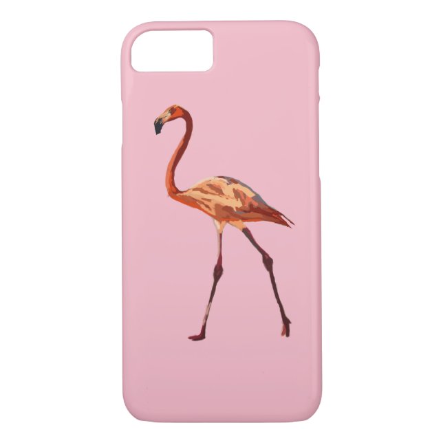 Pink Flamingos Apple iPhone 7, Barely There Case-Mate iPhone Case (Back)