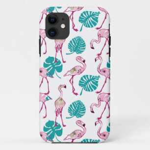 Pink Flamingos iPhone 11 Case