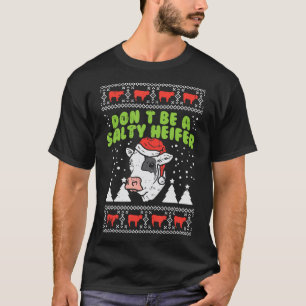 Pink Flamingos Christmas Palm Tree Tropical Xmas S T-Shirt