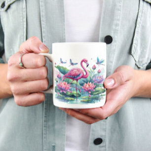 Pink Flamingos  Coffee Mug