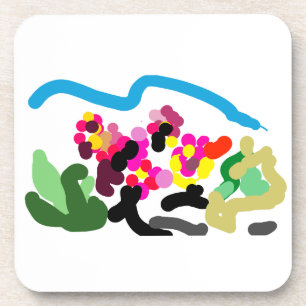 Pink flamingos dance joy coaster