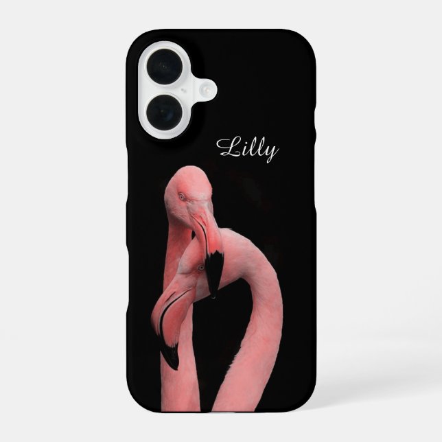 Pink flamingos iPhone case (Back)