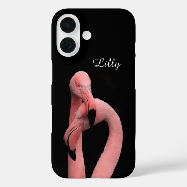 Pink flamingos iPhone case (Back)