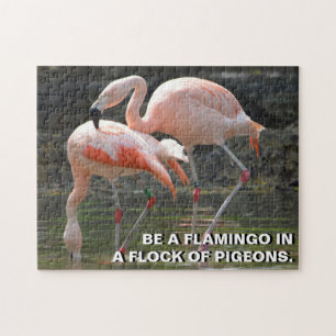 Pink Flamingos Jigsaw Puzzle