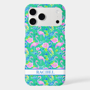 Pink Flamingos Monogrammed