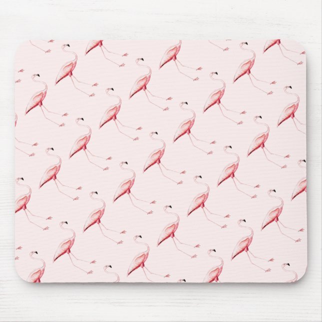 Pink Flamingos Mouse Mat (Front)
