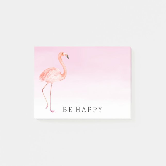 Pink Flamingos Personalised  Post-it Notes (Front)