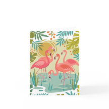 PINK FLAMINGOS STAND TOGETHER