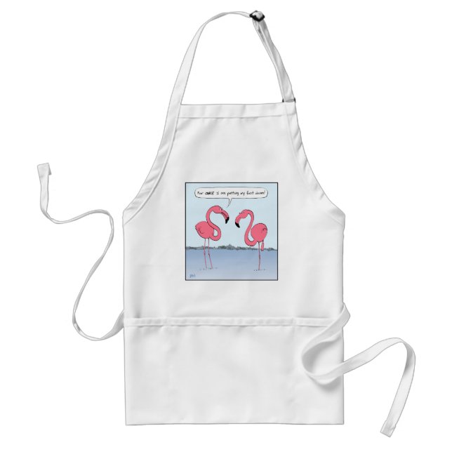 Pink Flamingos Standard Apron (Front)