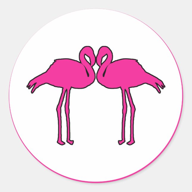 Pink Flamingos Stickers (Front)