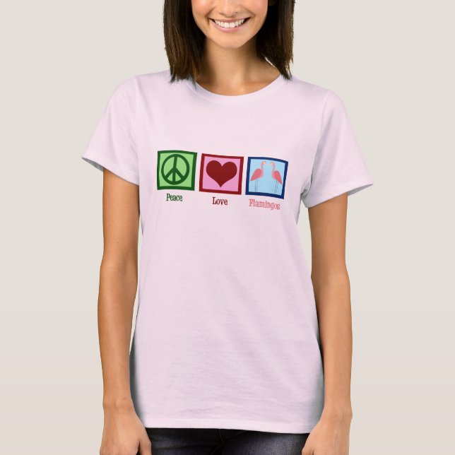 Pink Flamingos T-Shirt (Front)