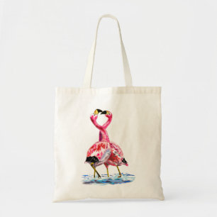 Pink Flamingos Tote Bag