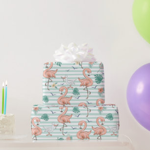 Pink Flamingos Wrapping Paper