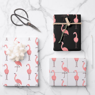 Pink Flamingos Wrapping Paper Sheet
