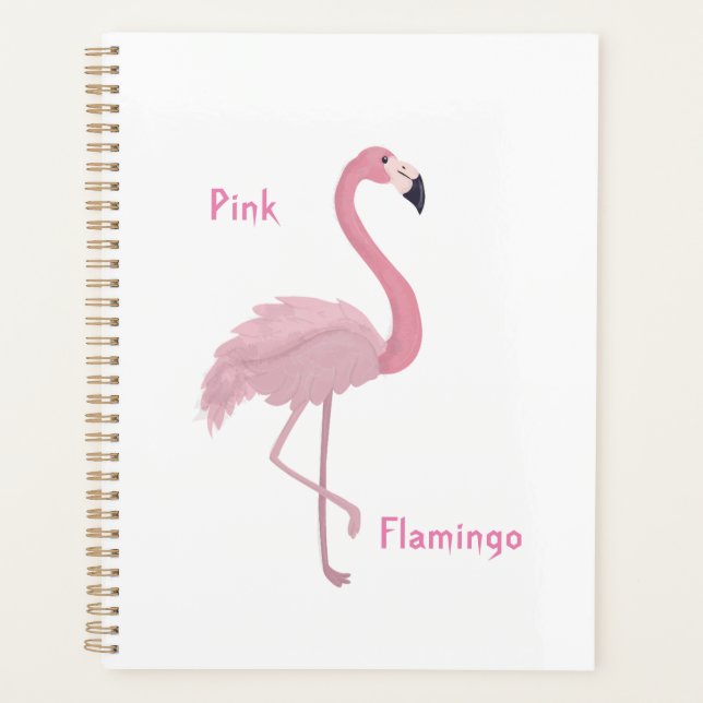Pink Flamingp Planner (Front)