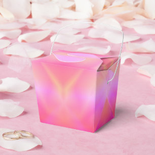 Pink Flare Favour Box