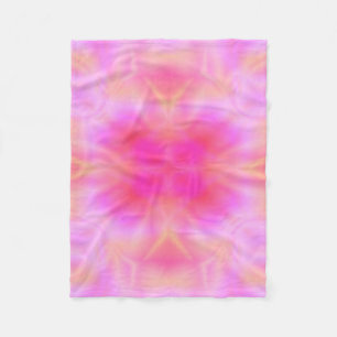Pink Flare Fleece Blanket